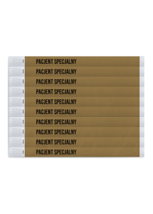 Opaska PACJENT SPECJALNY Tyvek 10 szt. | INTERMEN