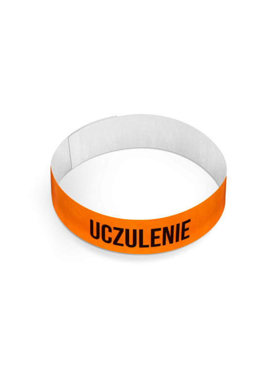 Opaska UCZULENIE Tyvek 10 szt. | INTERMEN