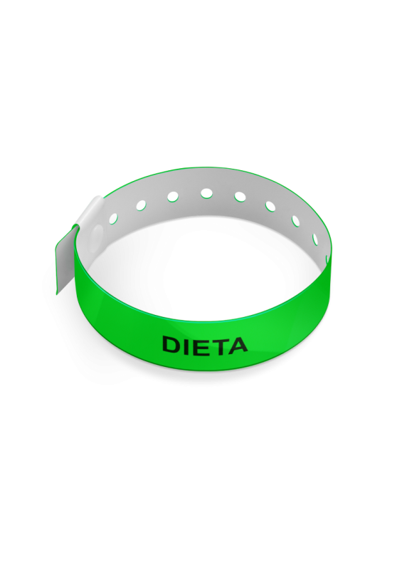 Opaska DIETA dla pacjenta PCV – 10 szt. | INTERMEN