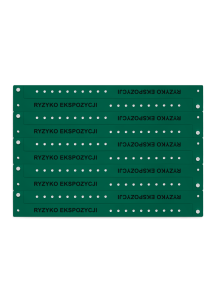 Opaska RYZYKO EKSPOZYCJI PCV 10 szt. | INTERMEN