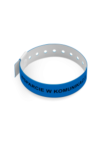 Opaska WSPARCIE W KOMUNIKACJI PCV 10 szt. | INTERMEN
