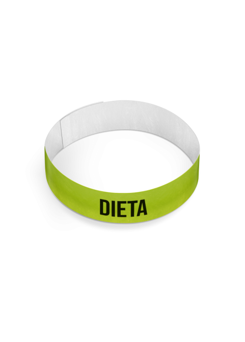 Opaska DIETA Tyvek dla pacjenta 10 szt. | INTERMEN