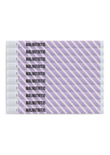 Opaska MALNUTRITIO Tyvek 10 szt. | INTERMEN